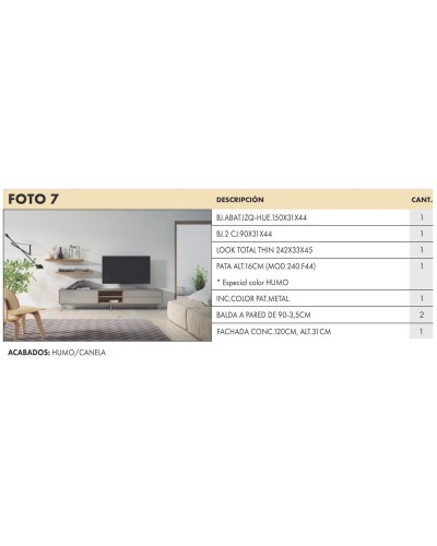 Mueble comedor moderno In07 - Lanmobel