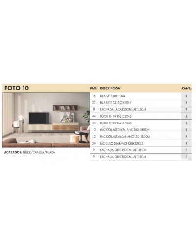 Mueble comedor moderno In10 - Lanmobel