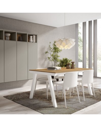 Mesa de comedor moderna extensible In44 - Lanmobel