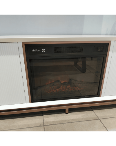 Mueble TV moderno con chimenea outlet 397-01