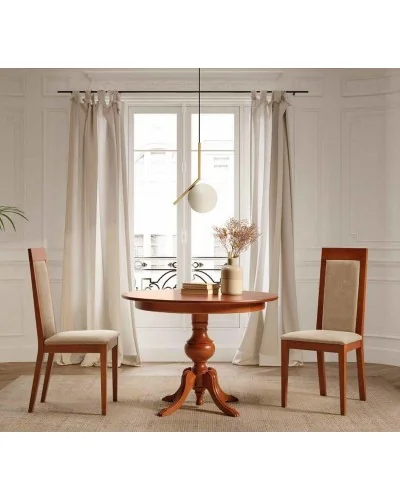 Mesa de comedor clásica extensible 100 - Artemar
