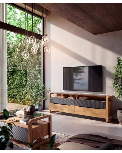 Mueble TV madera moderno Berna BC103 - Grupo Seys