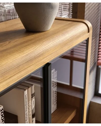 Vitrina moderna madera Berna BC108 - Grupo Seys