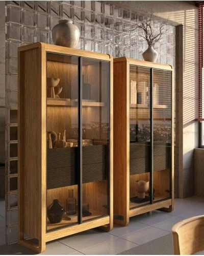 Vitrina moderna madera Berna BC108 - Grupo Seys