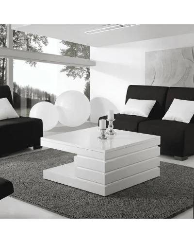 Mesa de centro moderna elevable lacada 164 - Disemobel
