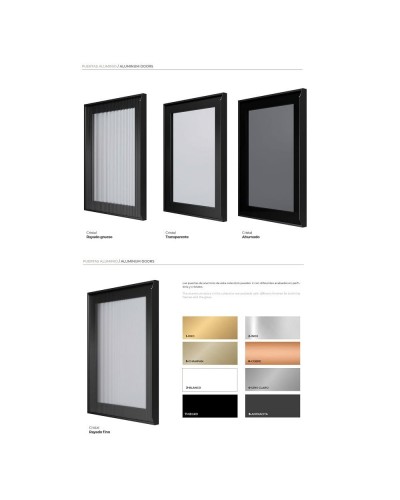 Mueble de Salón Premium Panelado con Chimenea Kálida 08 - Franco Furniture