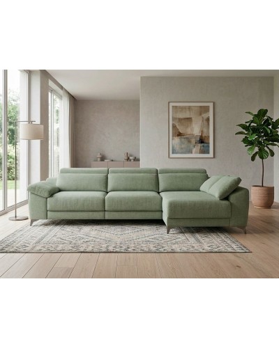 Sofá Chaise longue Moderno Deslizante con patas 1303-04