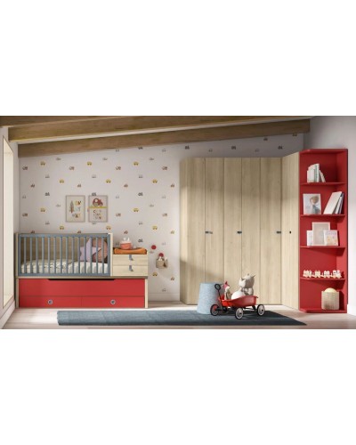 Cuna Convertible Bicama Plus Bamboo - Ros - Ros