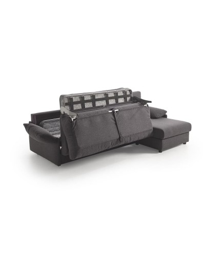 Sofá Cama Italiano Sheila con Chaise Longue y Arcón Colchón 14 cm - Suinta