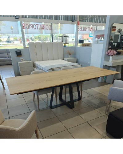 Mesa de comedor moderna extensible 180x100 Outlet - 154-01