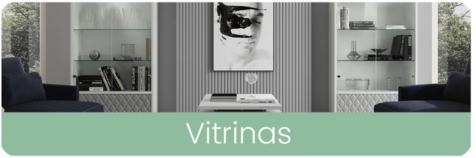 ▷ Vitrinas Clásicas y Modernas para el Salón Baratas |【 ENVIO GRATIS 】| Mobles Sedaví